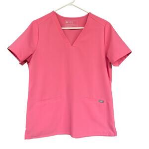 Figs Womens Casma Three Pocket Scrub Top Medium V-Neck FW1100 Nurse Medical